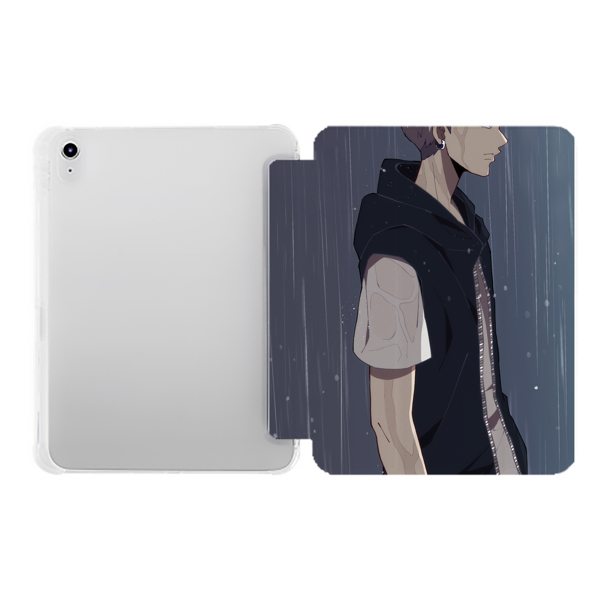 （画像用） 東京リベンジャーズ Tokyo Revengers IPad ケース ペン収納付き 三つ折りスタンド PUレザー×シリコン 対応機種9.5/10.5/10.9インチ